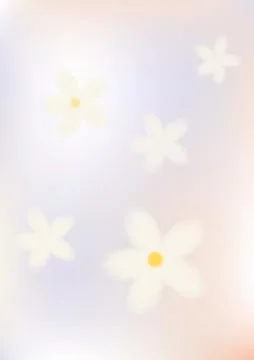 White daisy flowers on soft spring background Stock Illustration