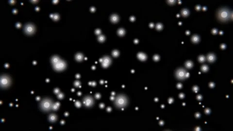 White dancing snowflake with black background, zooming out Stock-Footage 218391261