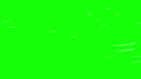 White dashed lines moving across a vibrant green screen background for video Stock Footage 339167406