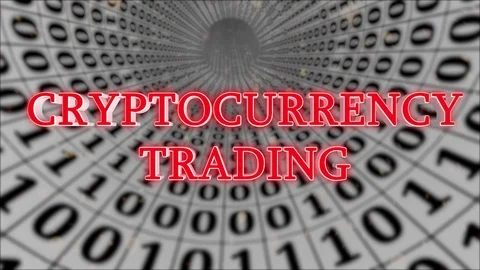 White Data Tunnel Cryptocurrency Trading Concept Loop 4K Stock Footage 83579385