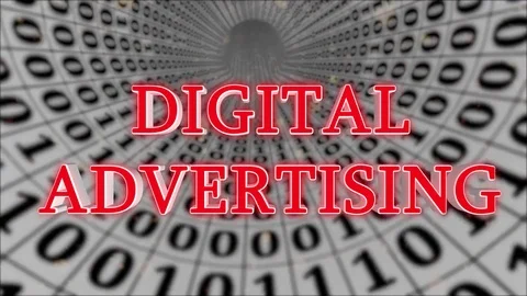 White Data Tunnel Digital Advertising Concept Loop 4K Stock Footage 83580630