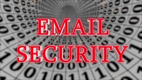 White Data Tunnel Email Security Concept Loop 4K Stock Footage 83581459