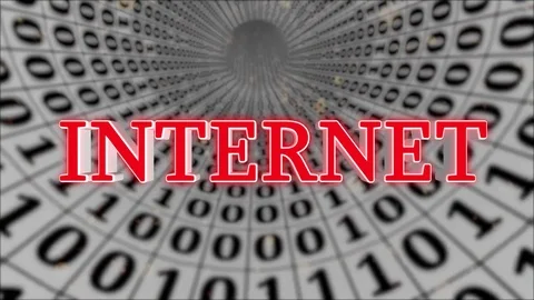 White Data Tunnel Internet Concept Loop 4K Stock Footage 83582015