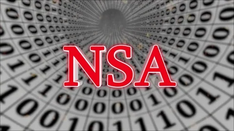 White Data Tunnel NSA Concept Loop 4K Stock Footage 83582379