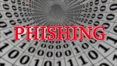 White Data Tunnel Phishing Concept Loop 4K Stock Footage 83583277