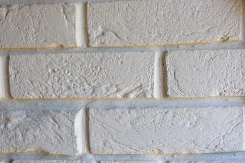 White decorative bricks Stock Photos