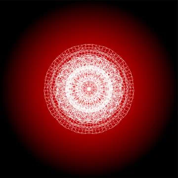 White Decorative design certificate elements on red. guilloche Patterns set イラスト素材