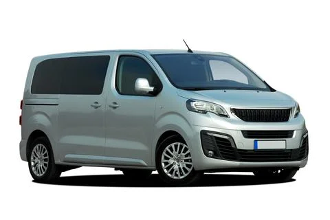 White delivery van Stock Photos