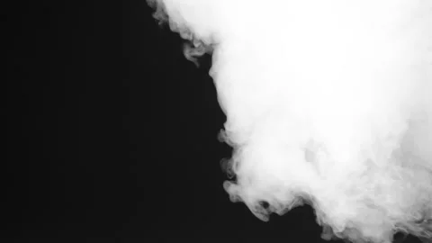 White Dense Smoke Takes Over the Screen HD Pro Stock Footage 166173655