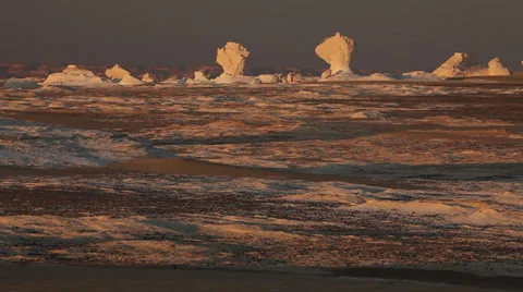 White desert, Egypt - 4 clips Stock Footage 36053813