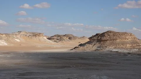 White Desert, Egypt Stock Photos