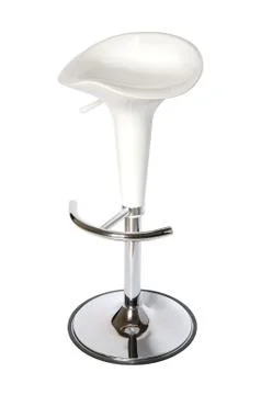 White design stool Foto stock