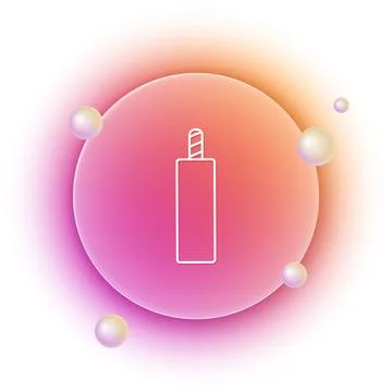 White Detonate dynamite bomb stick icon isolated on white background. Time .. 스톡 일러스트
