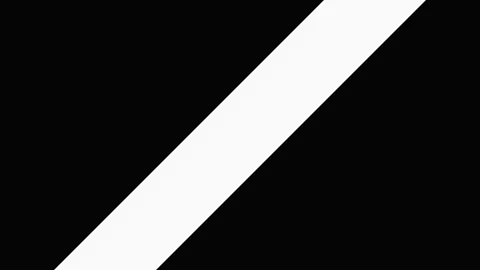 White diagonal lines appearing on black background with cinematic motion an.. Stock Footage 340908551