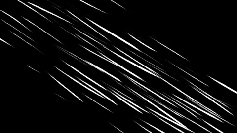 White Diagonal Speed Lines on black background. Stock Footage 309550258