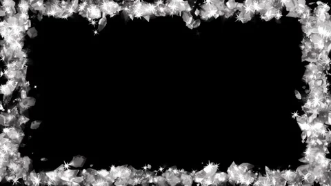 White diamond frame loop animation Stock Footage 240789276