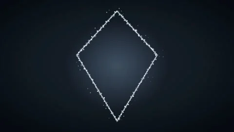 White Diamond Particles Luxury Background Loop Video stock 342629839