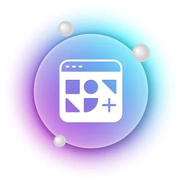 White Different files icon isolated on white background. Blue and purple gr.. Stock Illustration