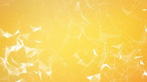 White digital data and network connection triangle lines and spheres in futur イラスト素材