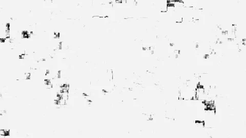 White Digital Glitch Background with Flickering Pixel Grid Noise Overlay Stock Footage 348203817