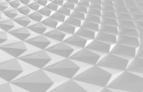 White digital graphic pattern, 3d Illustrazione stock