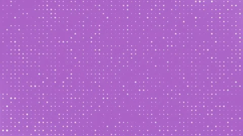 White Digital Grid Dots and Squares on Lilac Background Seamless Loop Stock Footage 340203391