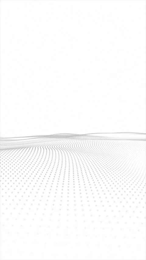 White Digital Grid Landscape Stock Footage 312818417