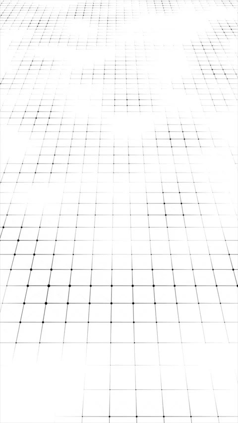 White digital grid perspective Stock Footage 313056517