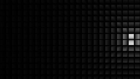 White Digital Grid Squares Motion Background Stock Footage 320852385