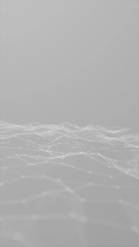 White Digital Mesh Stock Footage 316421075