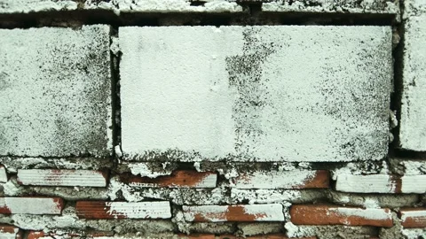White Dirty Brick Wall Background. Stock Footage 134012215