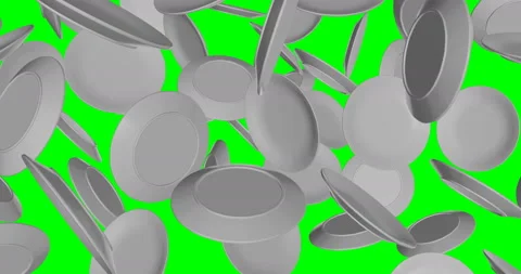 White Dish falling slow motion Stock Footage 236836552