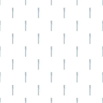 White disposable pens creating seamless pattern background Illustrazione stock
