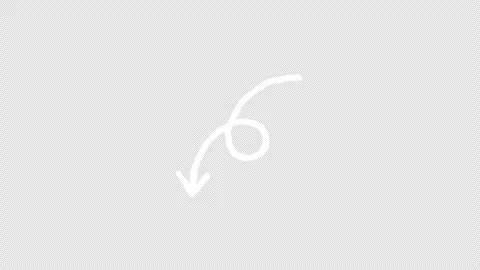 White distorted loop arrow animation Stock Footage 330432542