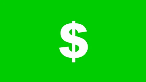 White dollar ray green 스톡 동영상 220706593