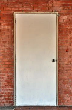 White door Stock Photos