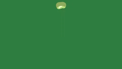 With white dot and golf ball an image of drop water apple logo hole in the mi... Stock Footage 336049923