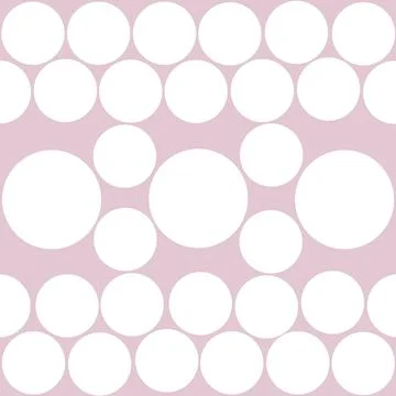 White dot circle on retro pink background Stock Illustration