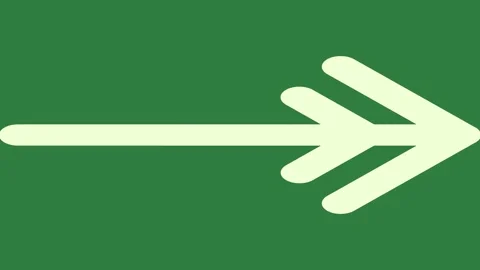 A white dot on green background and with button arrow pointing to the right Vidéo 335090001