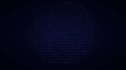 White Dot Grid Circles Loop - Indigo Magenta Network Tech Backdrop Stock-Footage 341787064