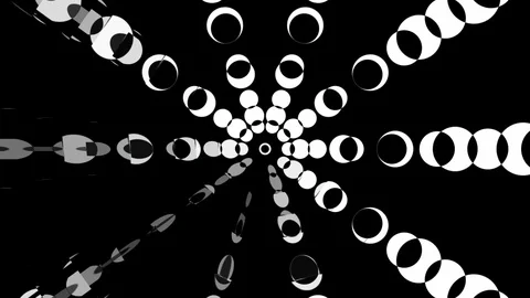 White dot hypnosis Stock Footage 97172430