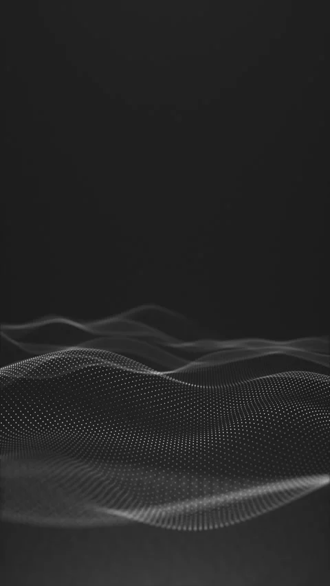 White Dot Waves Stock Footage 317263746