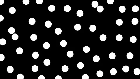White dots on black motion background with dynamic flowing pattern, ideal for di 스톡 동영상 334430161