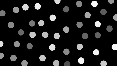 White dots on black motion background with dynamic flowing pattern, ideal for di Vidéo 334430290