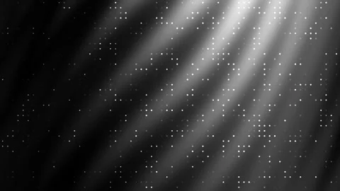 White dots on dark gray background have diagonal light streaks. Stock Footage 317082952