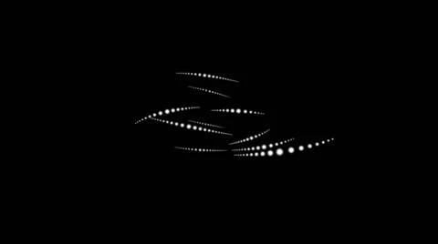White Dots minimal background loop Stock Footage 65824634