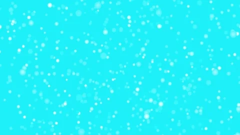 White dots, moving particles on light blue background. Abstract animation Stock Footage 319700596