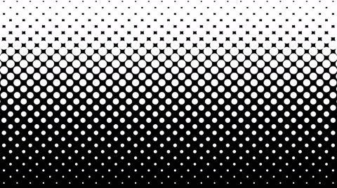 White Dots Pattern on Black Background. Stock Footage 68893017