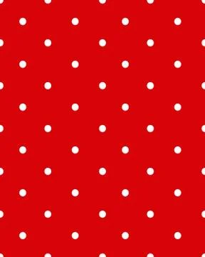 White dots on a red background Stock Illustration