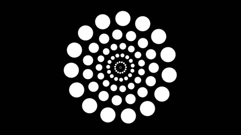 White Dots Whirlpool Stock Footage 43129026